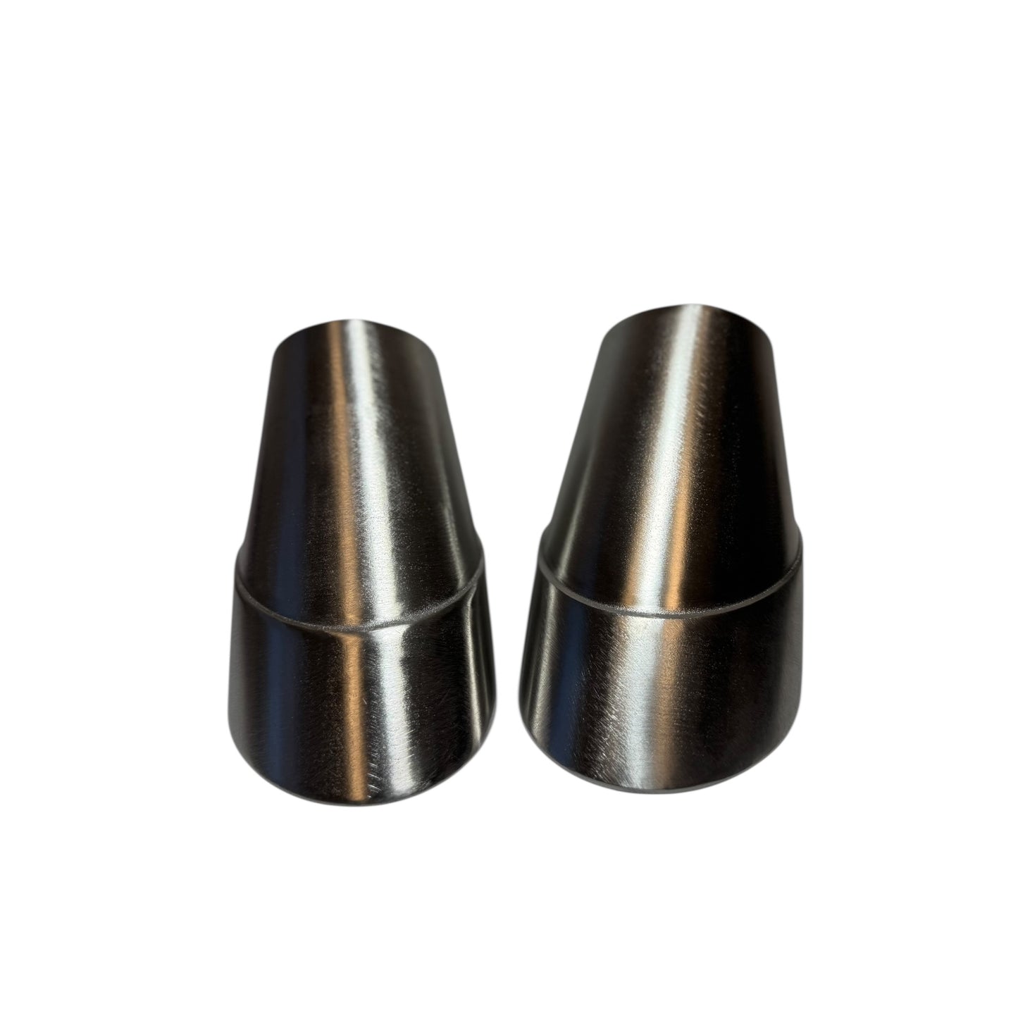 FTD Set of 2 Porsche 964 OEM Style "Hoof" Tips Metal 3D Printed (304 Stainless)