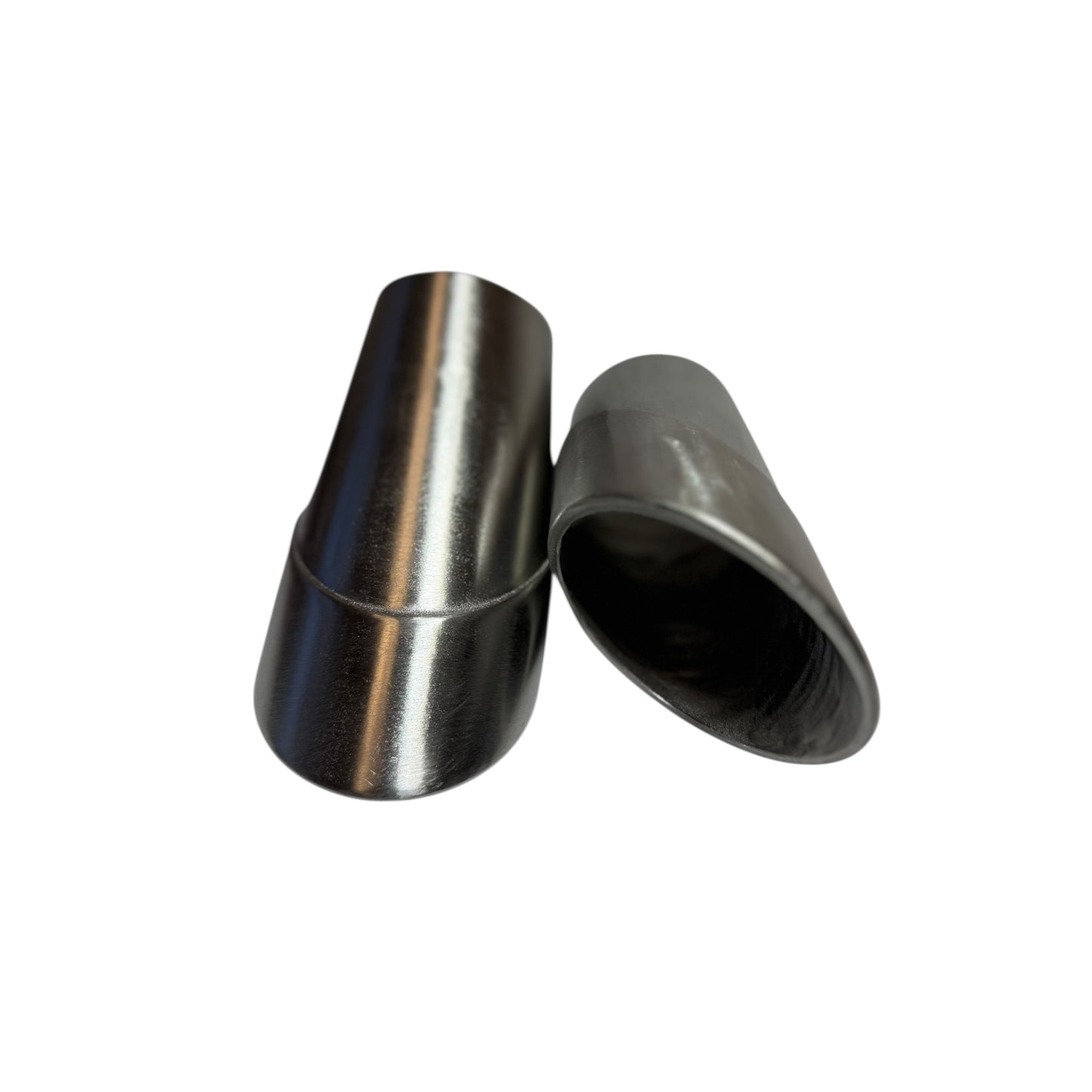 FTD Set of 2 Porsche 964 OEM Style "Hoof" Tips Metal 3D Printed (304 Stainless)
